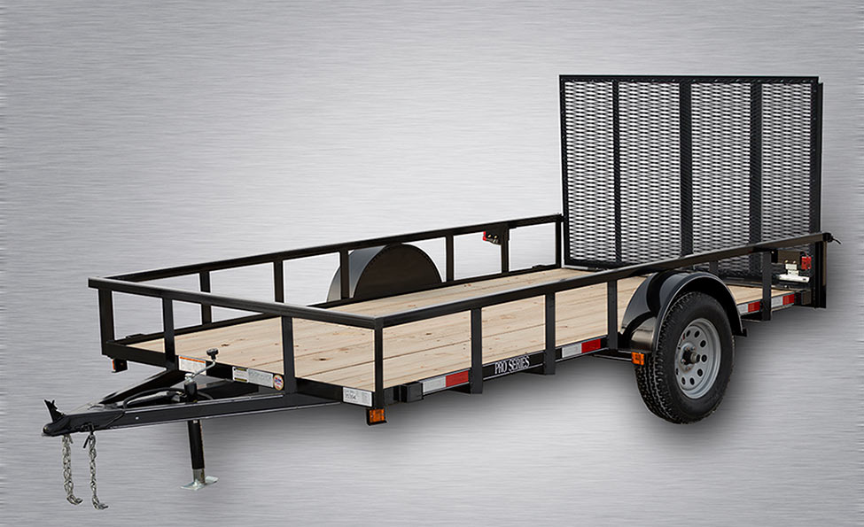 2990 GVWR Single Axle Professional Grade Utility Trailers