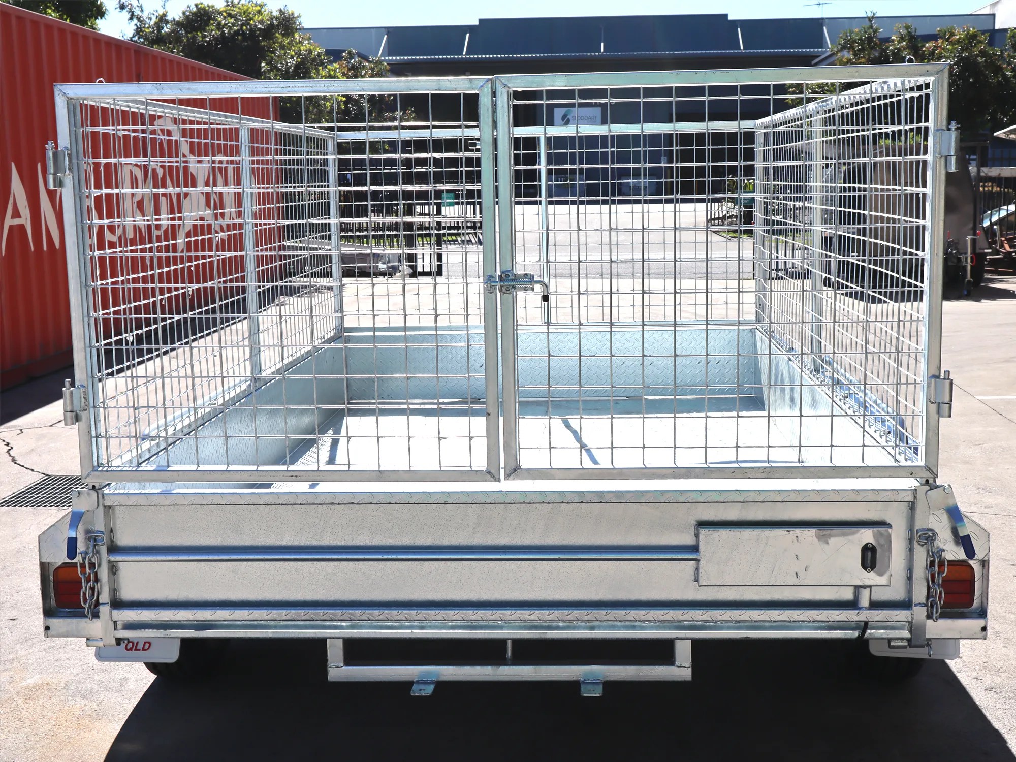 10x6 Galvanised 3ft Cage Trailer for Sale in Brisbane QLD