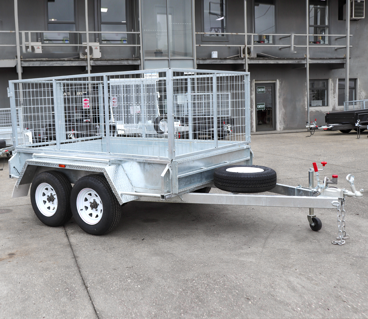8x5 Tandem Australian Made 3ft Cage Trailer for Sale in Brisbane