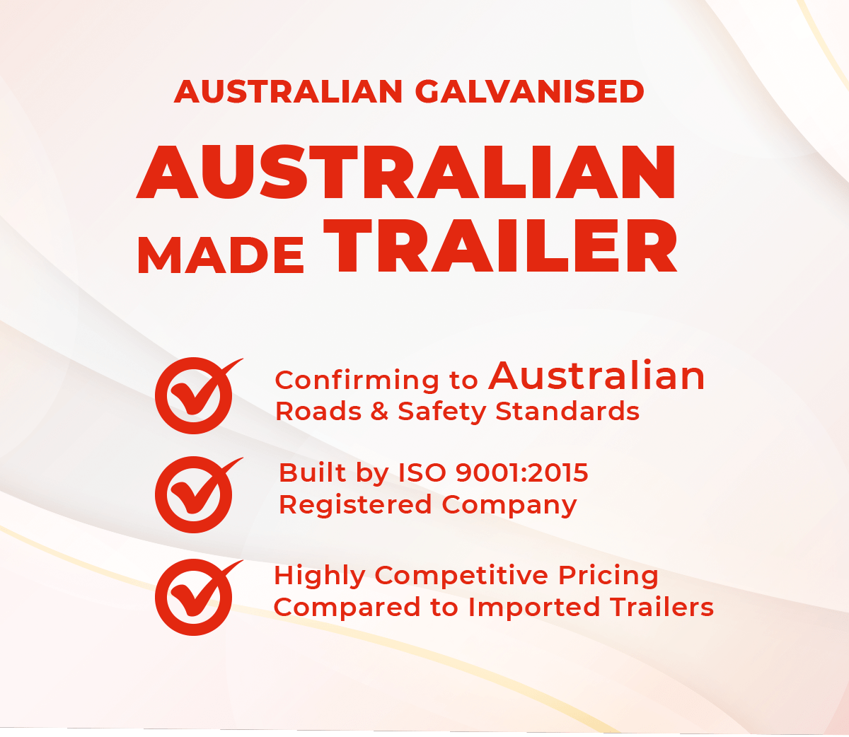 8x5 Australian Galvanised 900mm Cage Trailer for Sale in Brisbane
