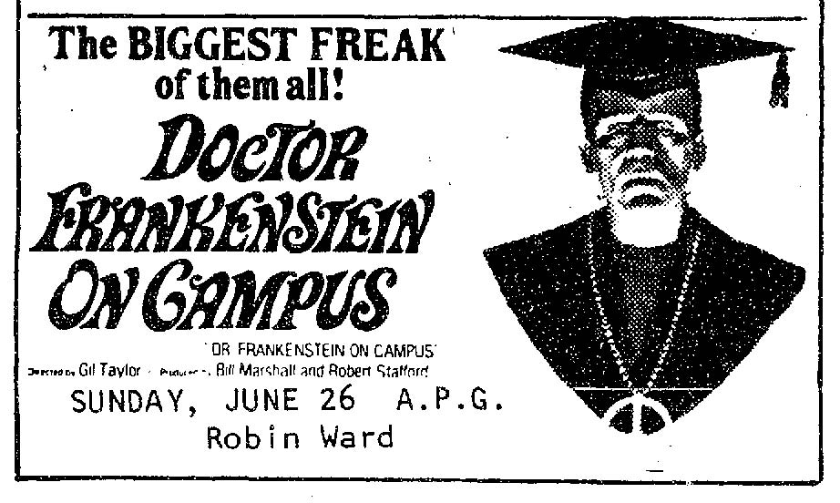 Joe Dante's Fleapit Flashbacks Dr. Frankenstein on Campus Trailers
