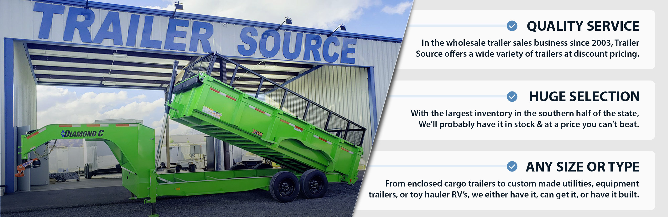 Trailer Source Wholesale Trailers in Utah and Las Vegas Flatbed