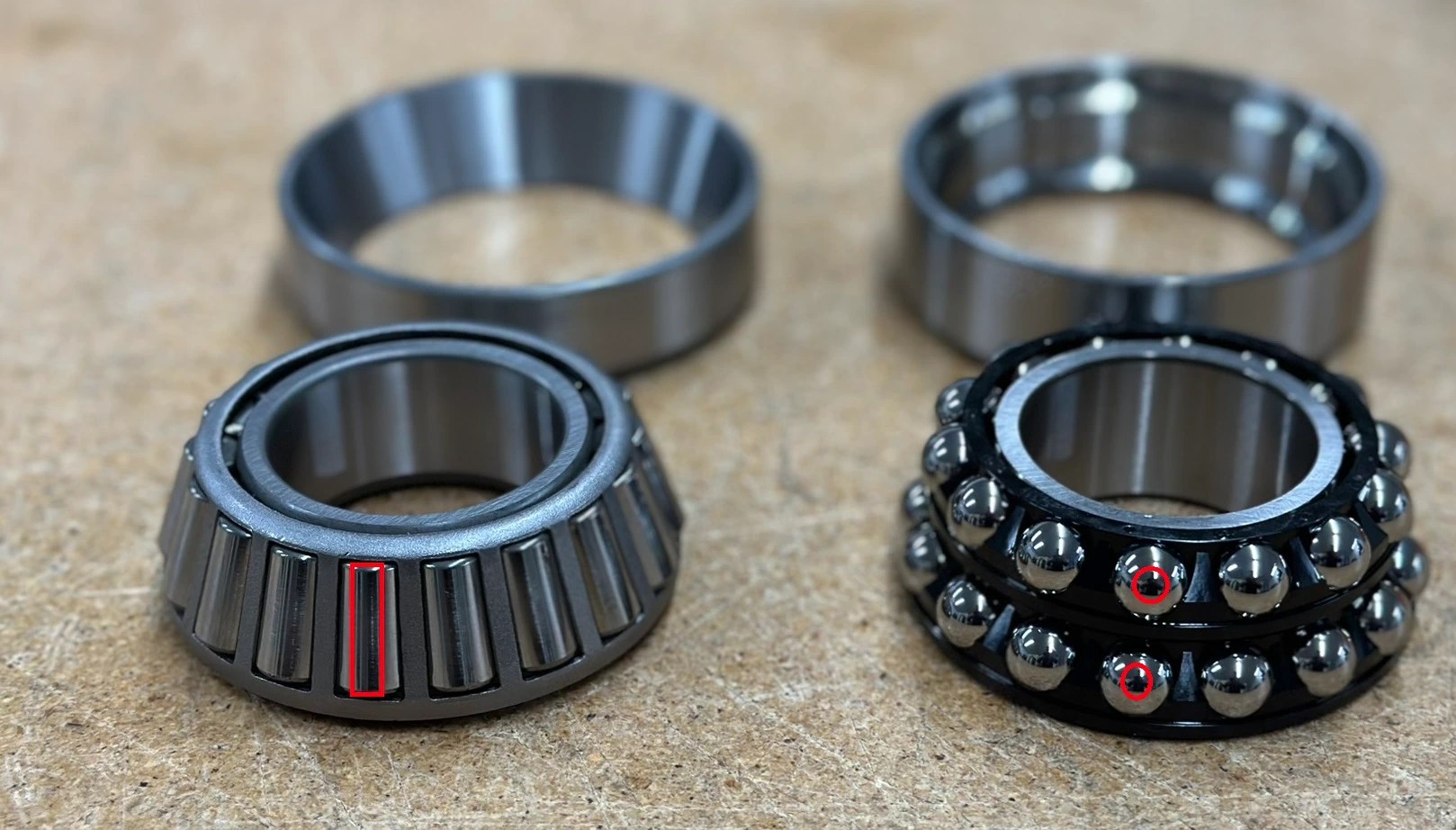 JL Rear M200 Axle Bearing Upgrade Kit Trail