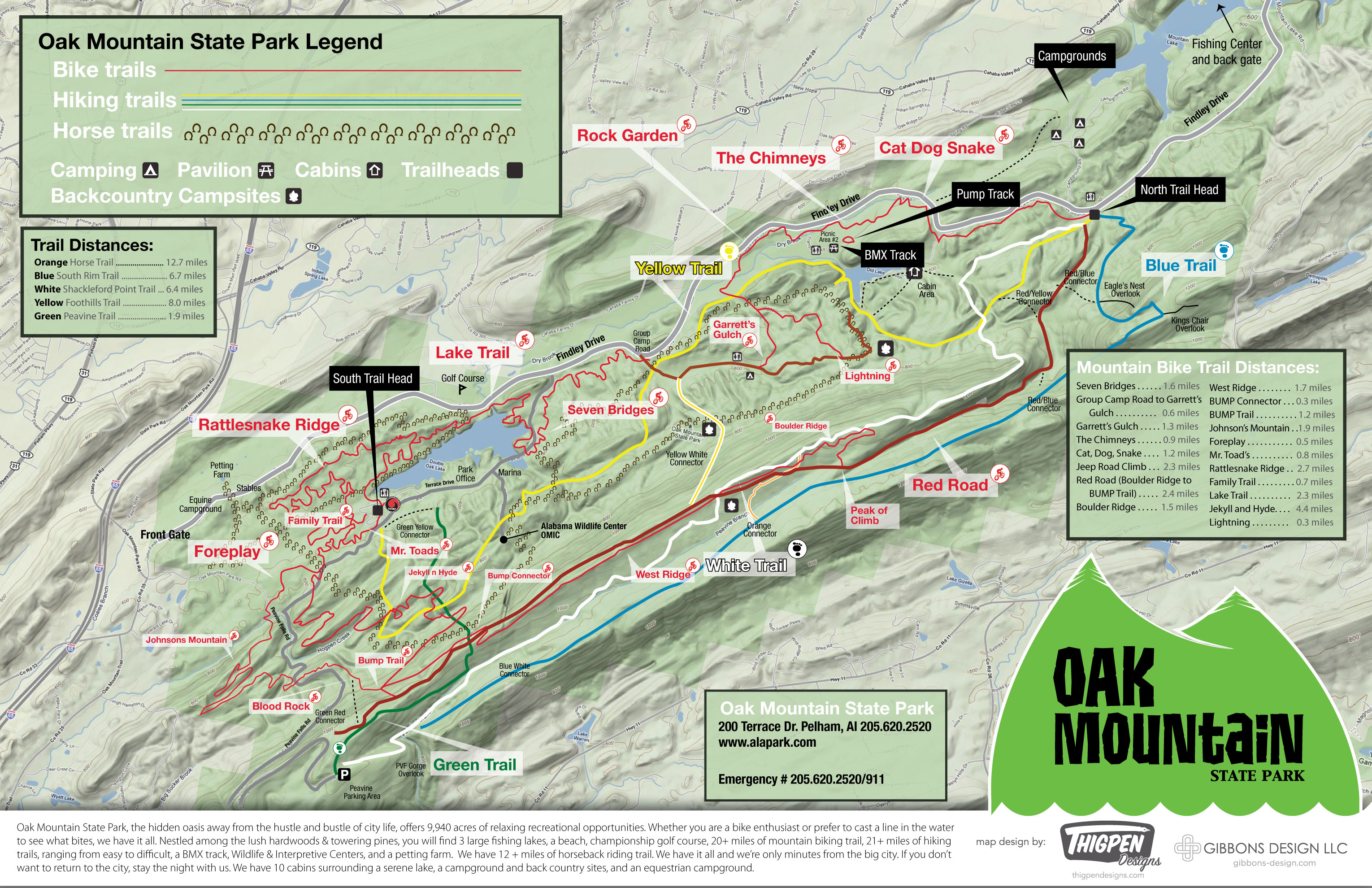Oak Mountain, Alabama (IMBA Epic) Trailism