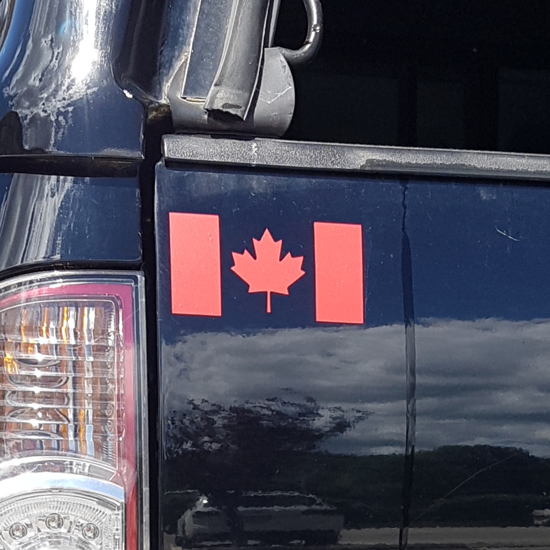 Canada and BC Flag Vinyl Vehicle Decals Trailmarkers