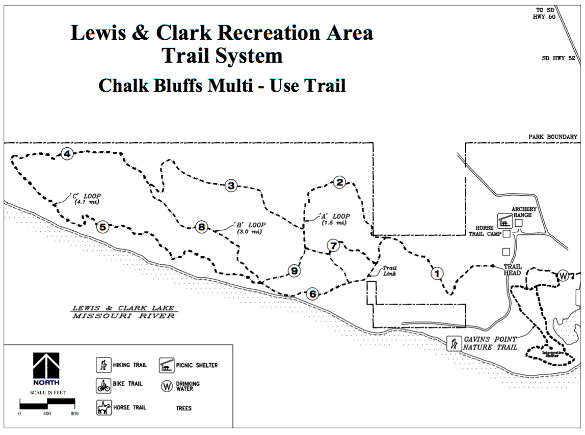 Chalk Bluffs MultiUse Trail TrailMeister