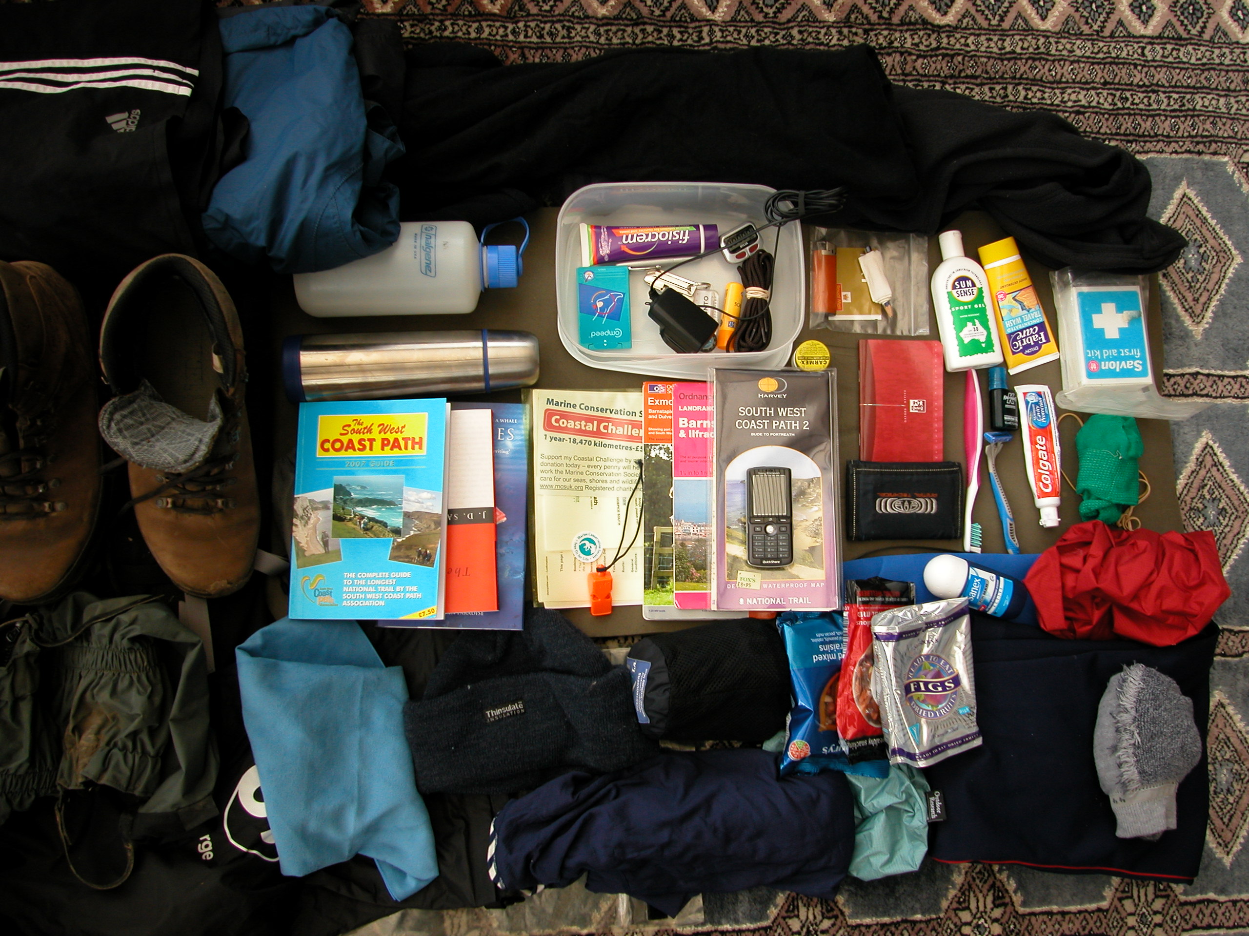 Walking gear list Trail Planner