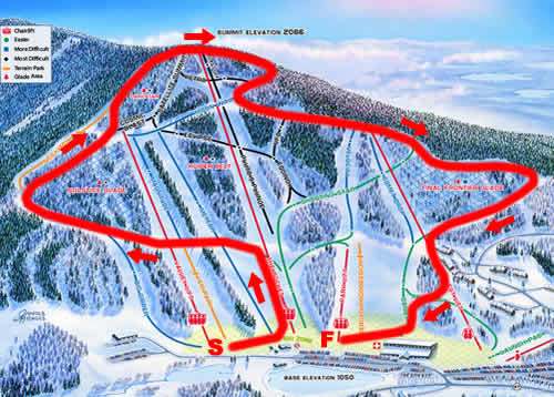 Crotched Mountain Trail Map Winter Wild Crotched Mountain — ATRA