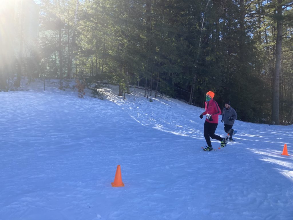 Snowshoe Racing Circling Around Gurney Lane — ATRA