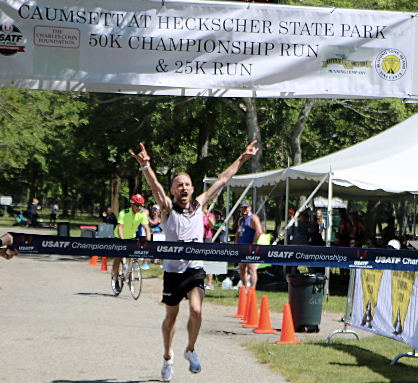 Preston Johnson and Randi Win USATF 50 km Road Championship — ATRA
