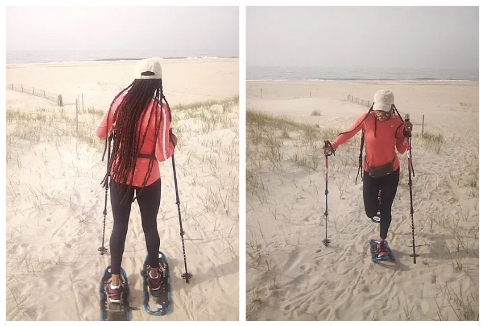Using Snowshoes on the Sand for Fitness There is No OffSeason — ATRA