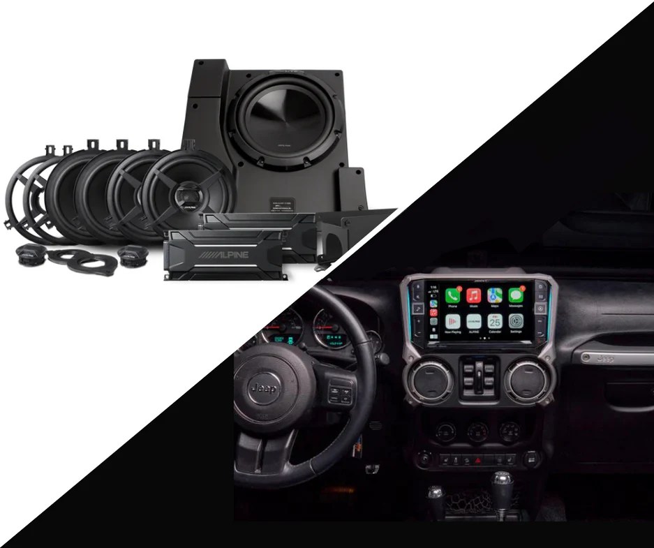 Jeep Head Unit Kits PlugandPlay Stereos Trail Seven