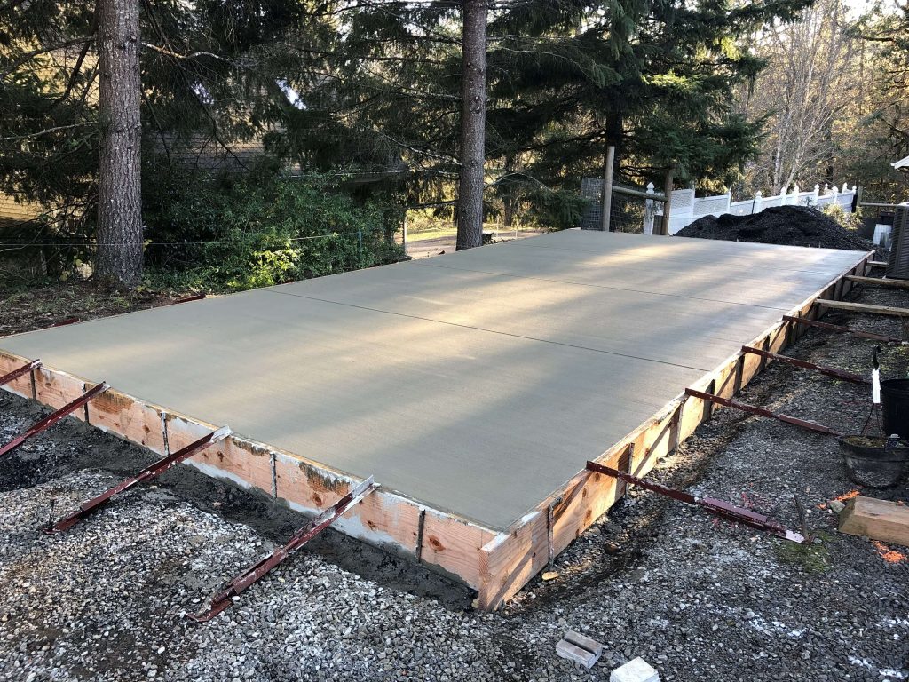 RV Pad Trailside Construction