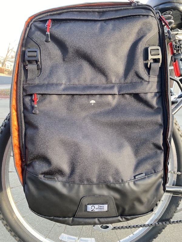 two wheel gear pannier backpack review