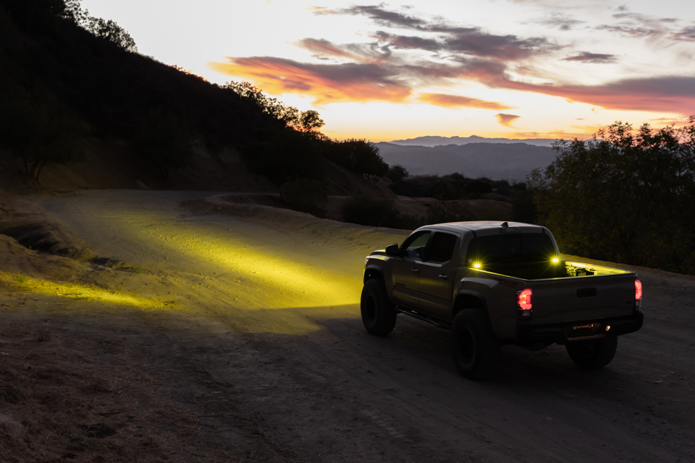 Baja Designs S8 LED Bar Mounted On Cali Raised LED Brackets