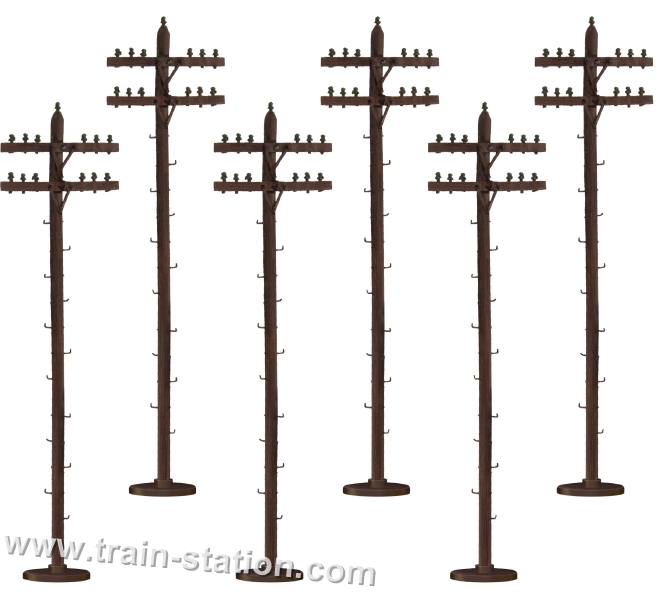 Lionel 37851 SCALE TELEPHONE POLES STANDARD