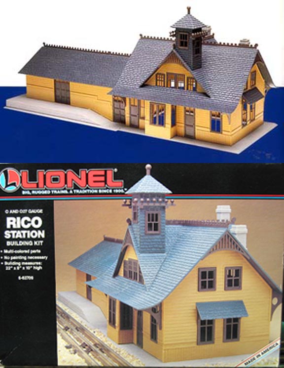 Lionel 0 RICO STATION BUILDING KIT ***OUT OF PRODUCTION***