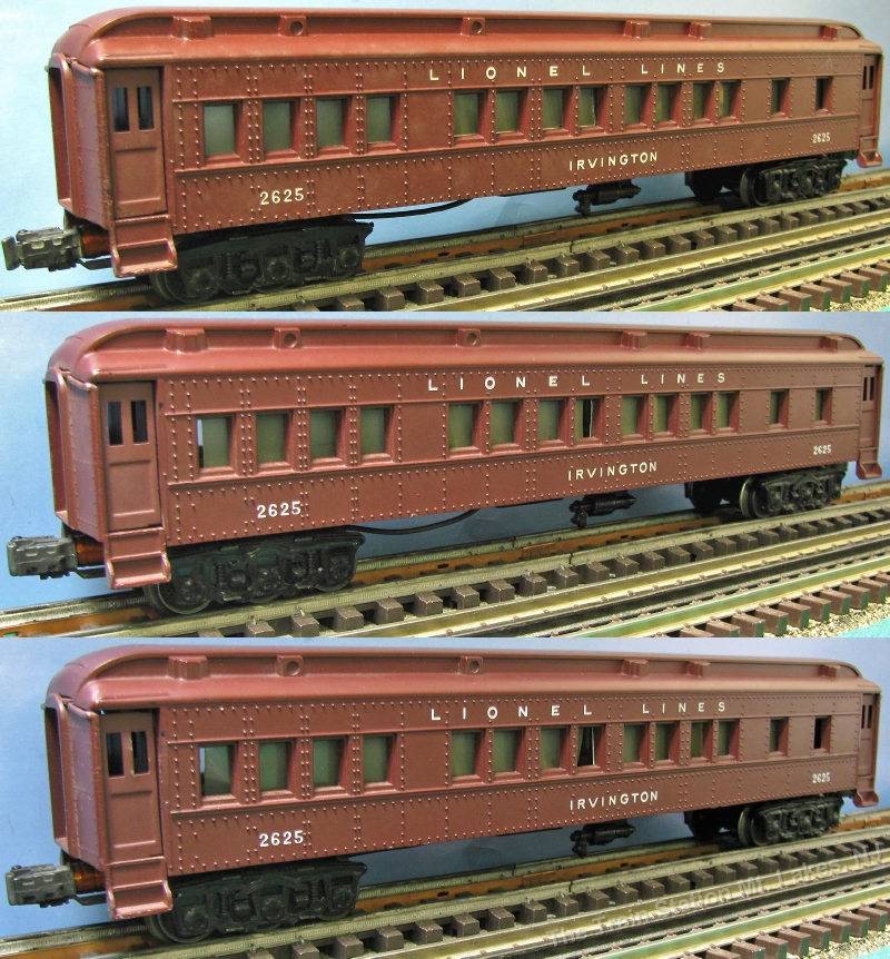 Lionel 2625 IRVINGTON PASSENGER CARS (THREE CAR SET) eBay