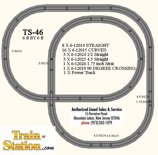 Lionel 0 THE FASTRACK CHRISTMAS TREE LAYOUT