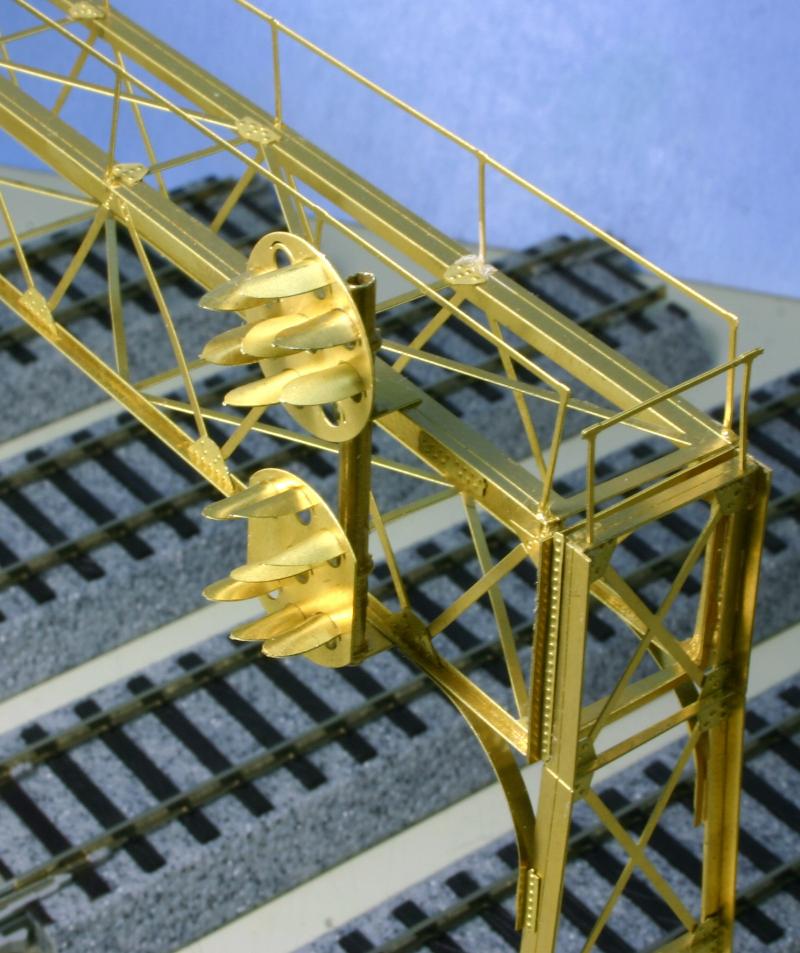 Etched Brass Pennsylvania RR Signal Bridges