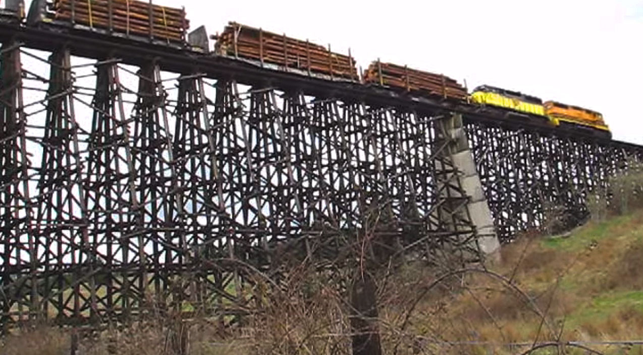 Creek Wooden Train Trestle Still Standing! Train Fanatics
