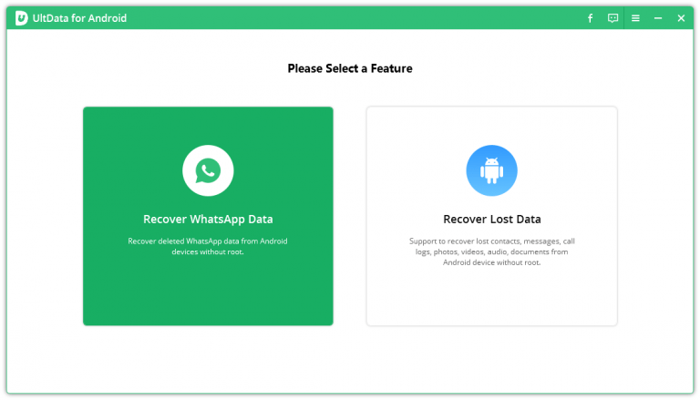 Tenorshare UltDataAndroid Data Recovery
