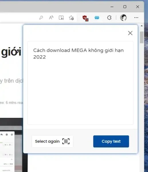 Quixy Toolbox Sao chép văn bản tiếng Việt trên video, hình ảnh