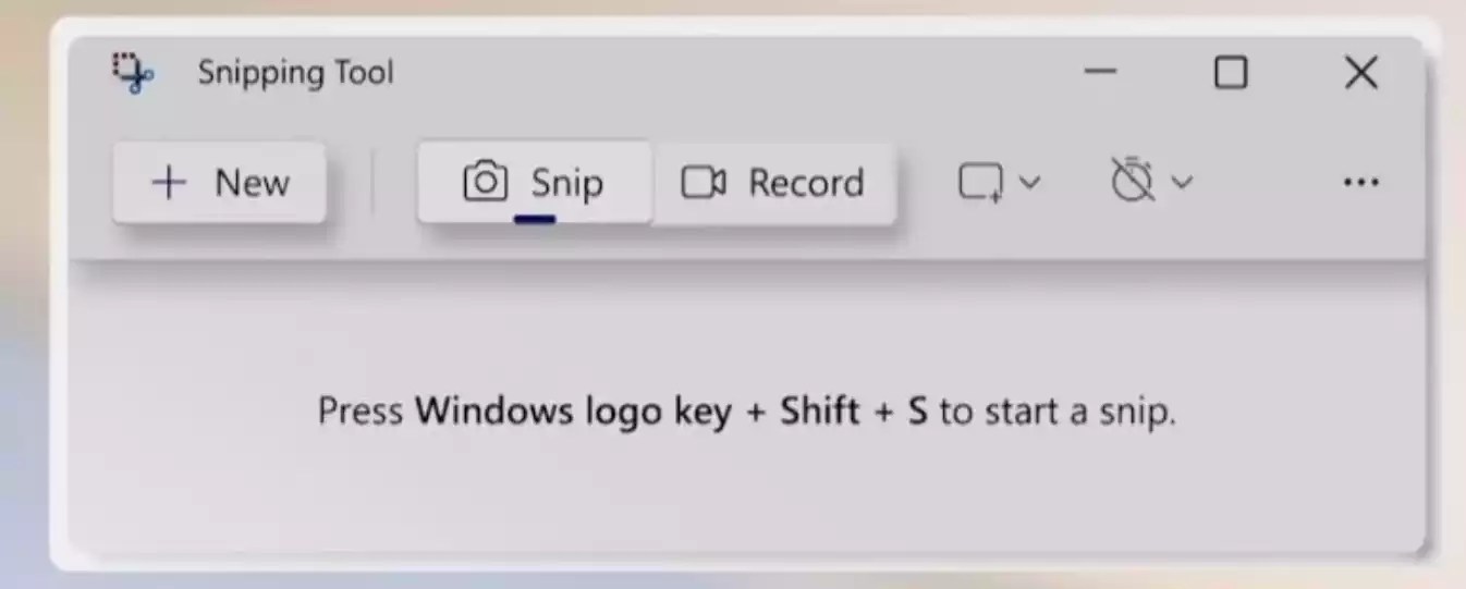 Snipping Tool sắp có tính năng quay màn hình PC