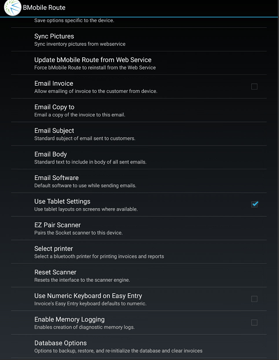 Pairing a scanner with your android device