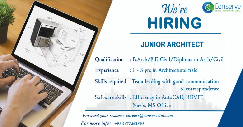 Junior Architect Conserve Solution
