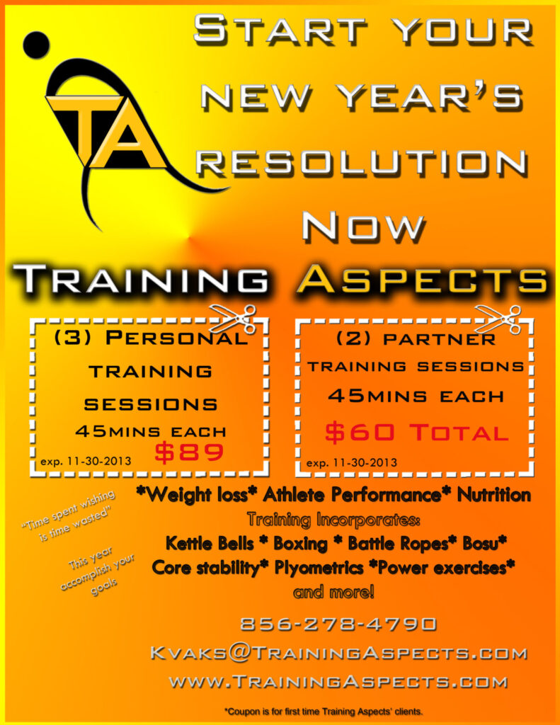 Training Aspects Personal Training Fall Special « Training Aspects