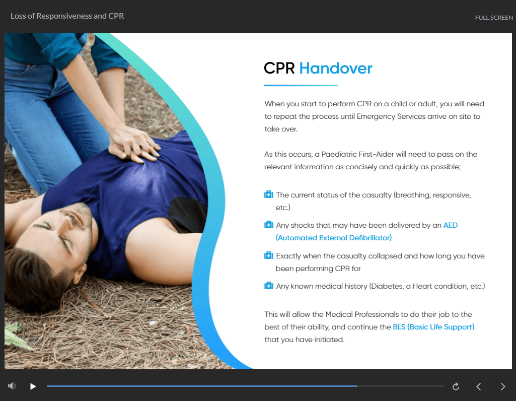 CPR and Paediatric First Aid Online Course & Certification