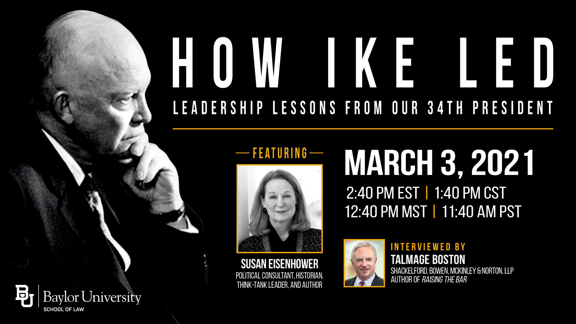 How Ike Led Leadership Lessons from our 34th President Training