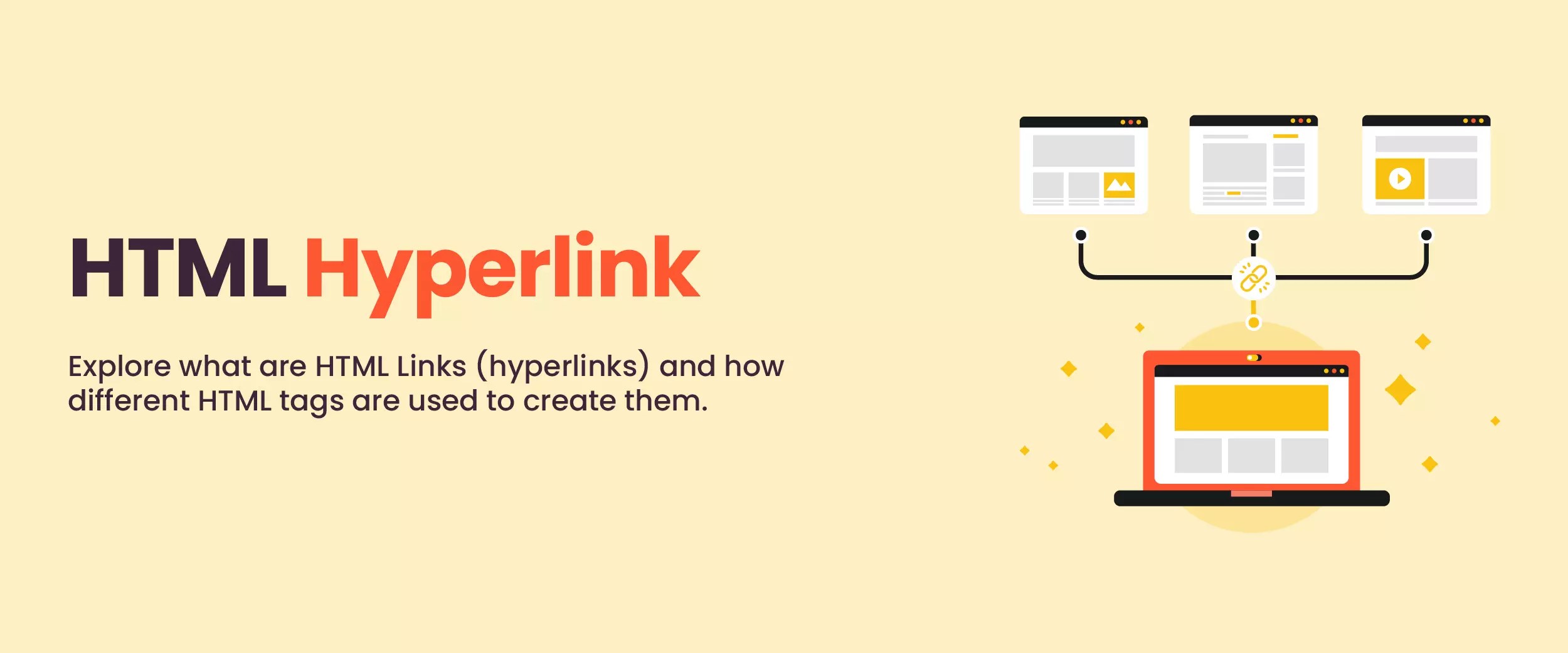 What is Hyperlink in HTML Types, Features and Syntax