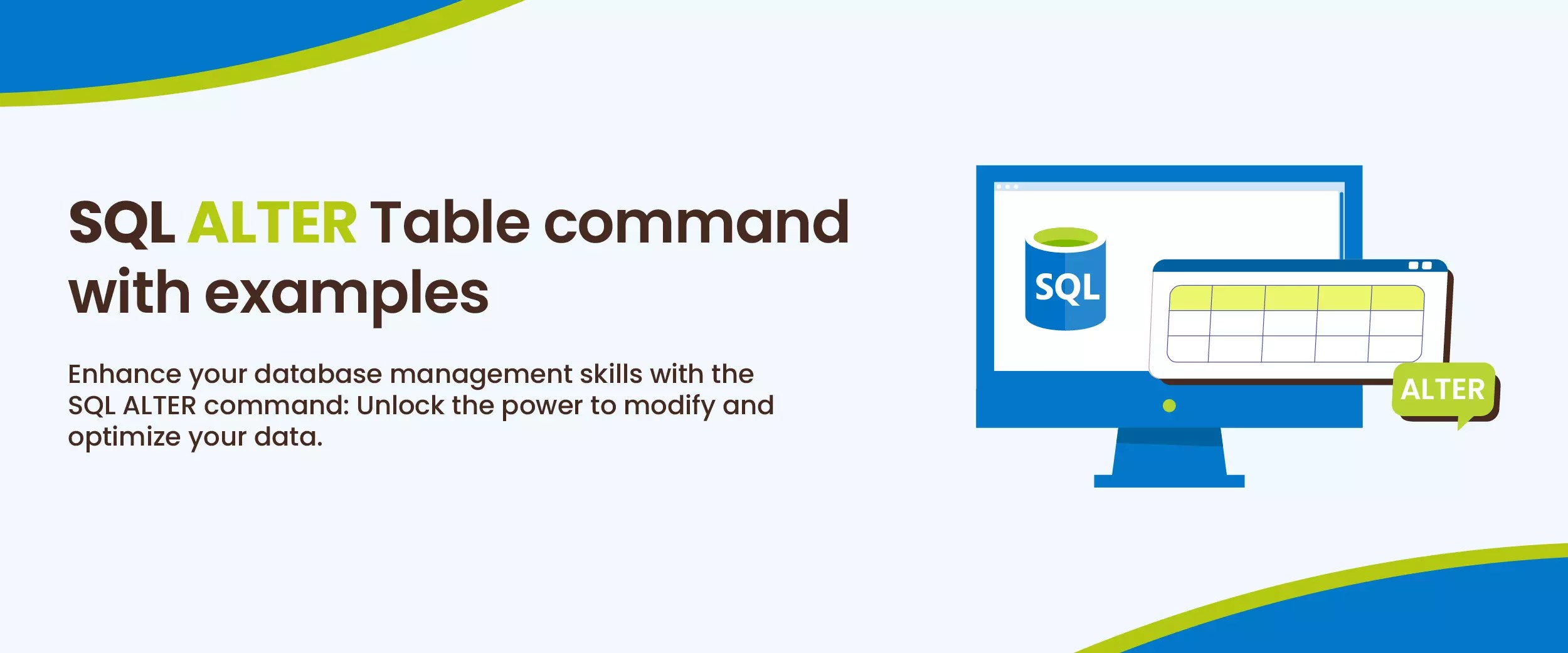 Explore What is SQL ALTER TABLE Command with Examples