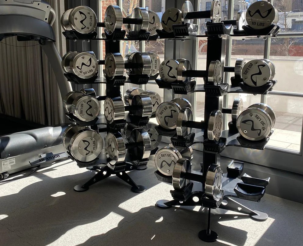 Watson Revolving Dumbbell Rack Are Compact, Stylish Perfect for Corn
