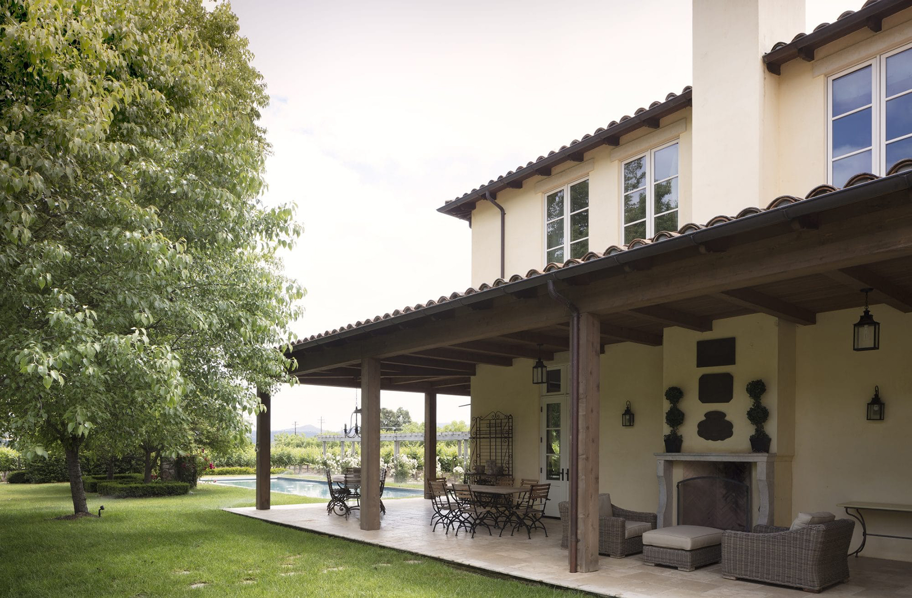 Napa Valley Provençal Trainor Builders Napa Valley Custom Home Builders