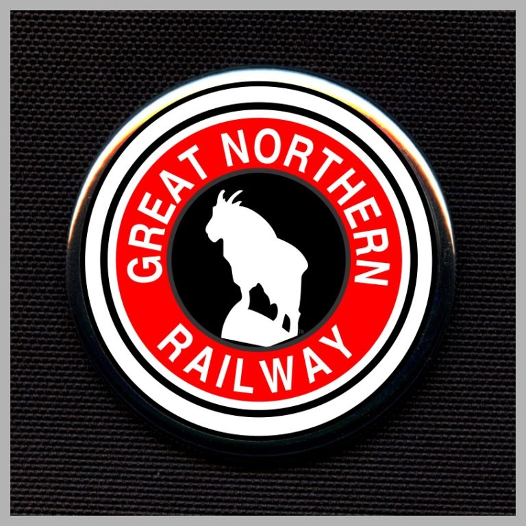 Northern Railway Logo - Magnet - Great Northern Railway - Red Logo - Train Stuff