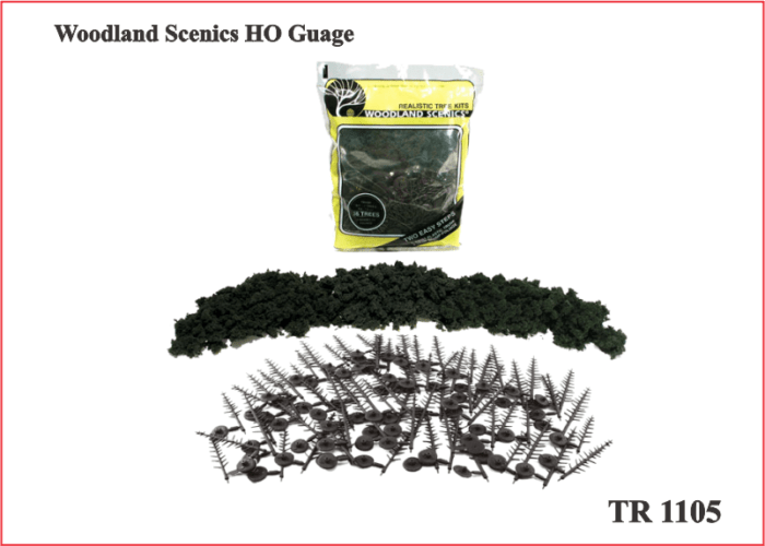 11054" 6" Pine Tree Kits "The TrainYard"