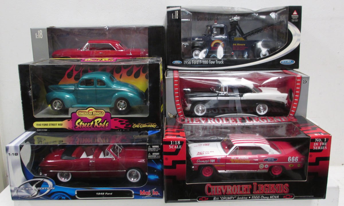 Ertl, Welly & Maisto 118 Scale DieCast Classic Cars & Trucks (6) LN/Box eBay
