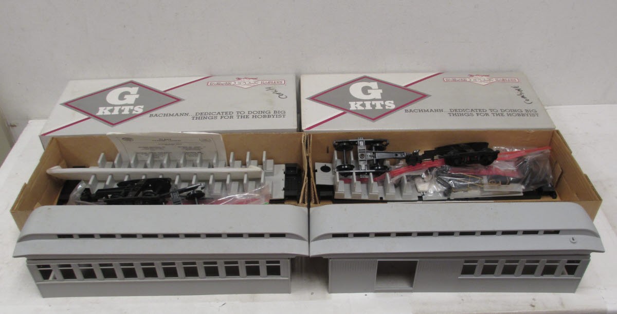 Bachmann 98905 & 98906 Undecorated Passenger Car Kits w/Interior Lights