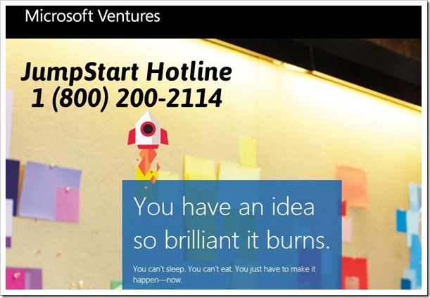 Microsoft Ventures Launches JumpStart, A Hotline To Answer Startup Queries