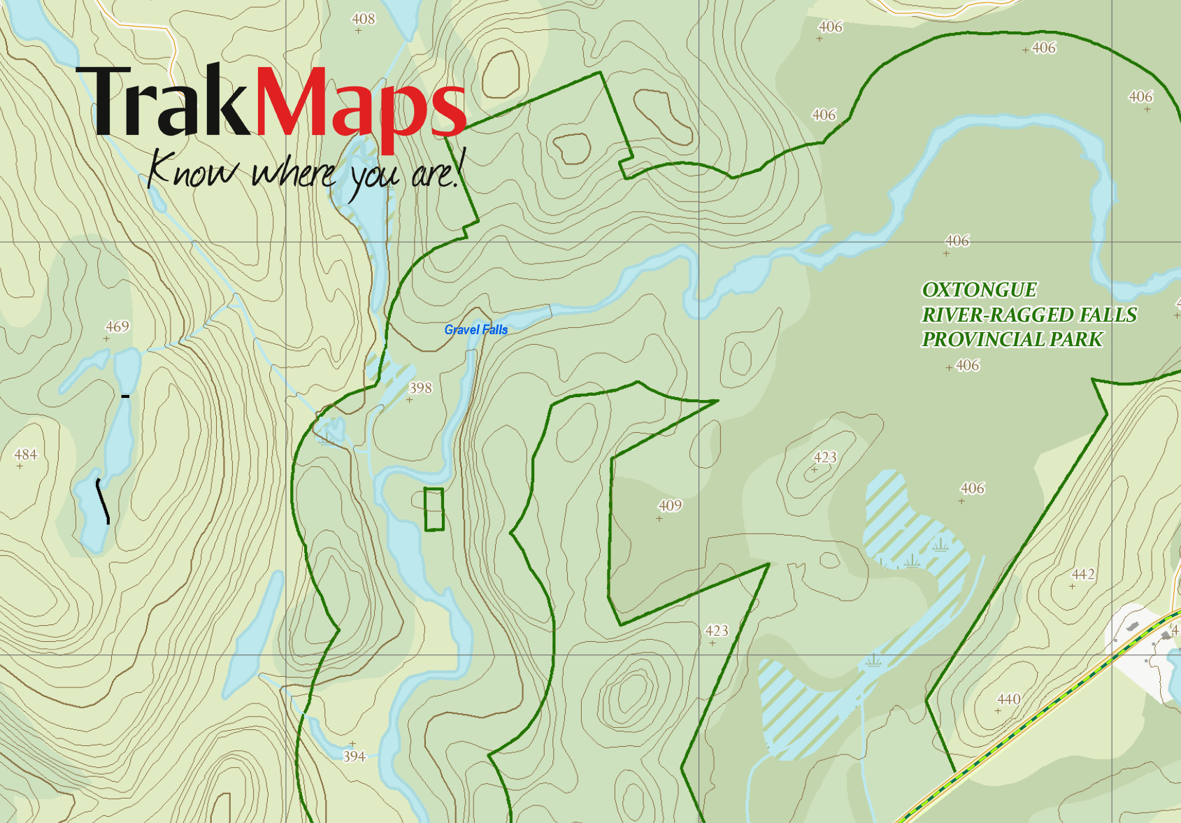 Custom Topographic Maps of Ontario The TrakMaps Blog
