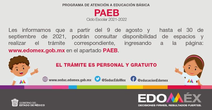 PAEB 2021 ¿Cómo cambiar de turno o de escuela? pasos y