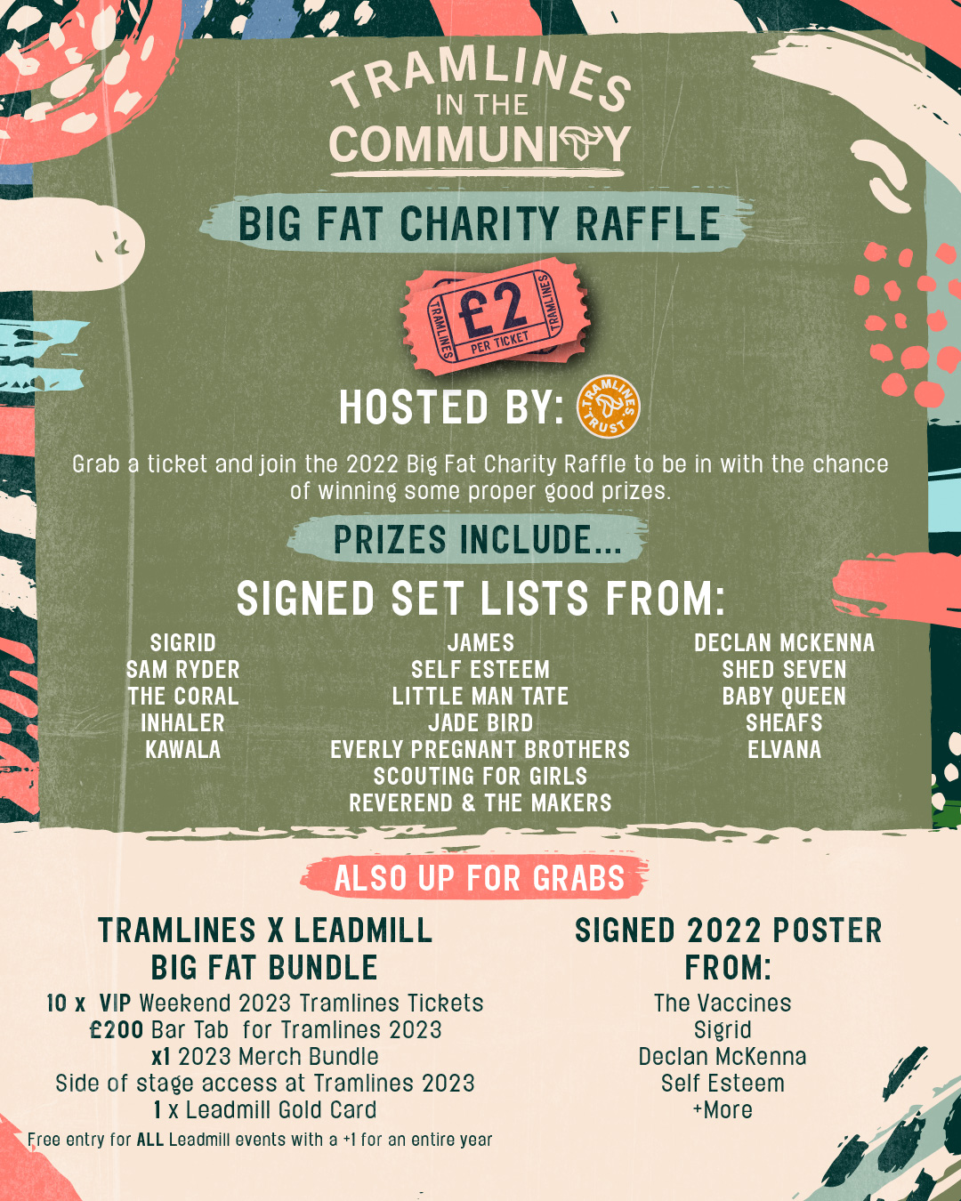 The Big Fat Raffle is Back! Tramlines Festival 2025