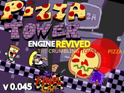 Pizza Tower Engine Revived (P.T.E.R) v 0.045: The Crumbling Tower of