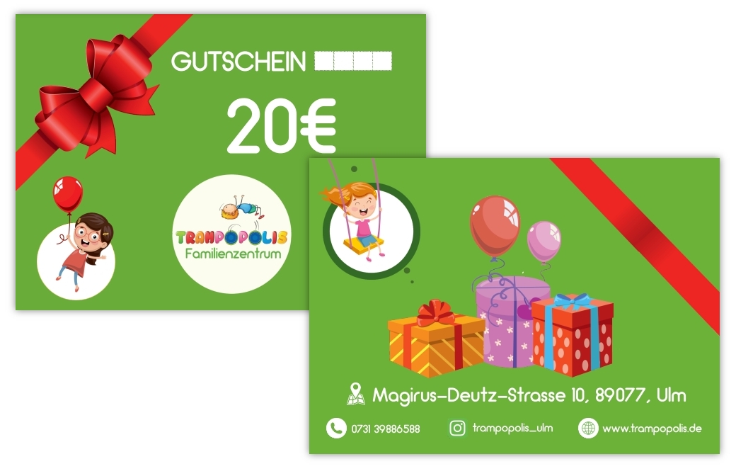 Gutschein 20 EURO Trampopolis