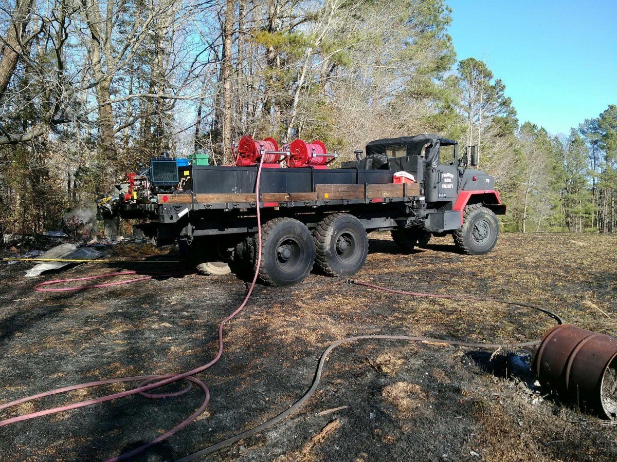 Unattended outside fire leads to woods and structure fire Tramway