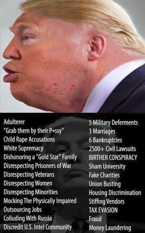 Every Major of the Trump Administration