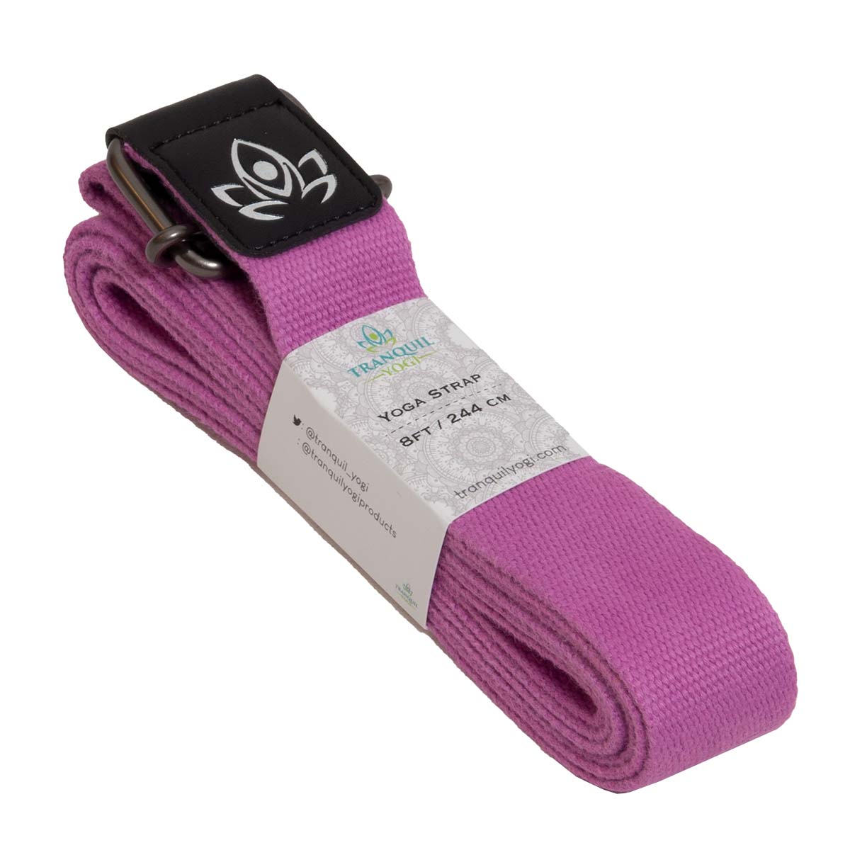 Oasis Natural Rubber Yoga Mat Violet Tranquil Yogi